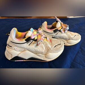 Puma x squishmallow Lace-Up Sneakers with Tie-Dye Accents size 4